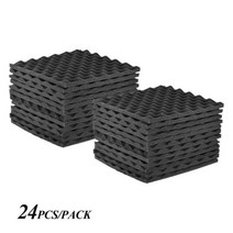녹음 마이크 윈드 스크린 보드 흡음 커버 방음 플레이트 스튜디오, 24pcs Foams Panels