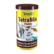 테트라민 플레이크 활력증가 프리미엄 구피 전용 먹이 사료 밥 1리터, 500ml(1팩)
