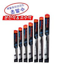 불스원 레인OK 메탈 하이브리드 초발수 와이퍼 2개 1세트, 600mm, 500mm