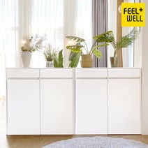 ST9813 무노 파티션 신발장 겸 수납장 (서랍형) DVX, 화이트