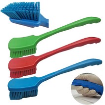 HACCP 주방 식품공장 기계 작업대 넓고긴 청소솔 위생관리 위생 가성비 농산물가공, 빨강