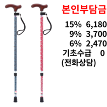 이틱 지팡이 사발 복지용구 어르신 노인, 9%, 1개, 핑크