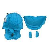 자동차 햇빛 가리개 유모차 액세서리 캐노피 시트 쿠션 양산 두나 유모차용 모기장 4 1 유모차 자외선 차단, 하늘색