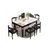 천연 바테이블 1400 1500 화강암 화산석식탁 돌, 1.4m 테이블과 의자 4개