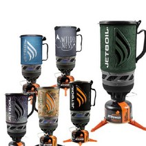 JETBOIL 가스 카트리지 스토브 FLASH 버너 히터 단일 캠핑 야외, 프랙타일(FRCTL), 1개