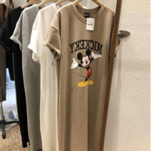 여름신상 반팔티 미디원피스 미키 오버핏 파자마 홈웨어