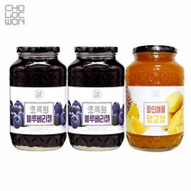 초록원 블루베리잼 2개 +파인애플망고잼 1개 (3KG) 카페토스트