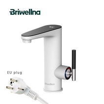 전기순간온수기 가정용 대용량 업소용 스텐 순간온수기 Briwellna-전기 온수기 220V 주방 수도꼭지 탱크 없는 가이저 히터 난방 탭 순간 Robinet, [02] white, [01] EU