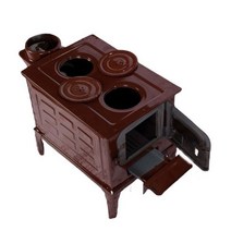 화목난로설치 주물 캠핑 용 테라스 낚시용 주택, Bright Brown_TURKEY