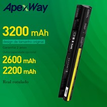 노트북 배터리 Apexway L12S4E01 Lenovo Z40 Z50 G40-45 G50-30 G400S, 02 2200 미리암페르하우어