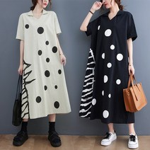 JQS 여성 여름 빅사이즈 66~100 롱원피스 60155