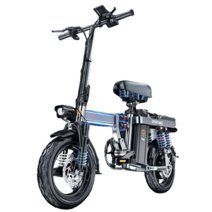 지아노 전기자전거 3단접이식 미니벨로 모터사이클 휴대용, GT3-15A 60km, 48V, Ah