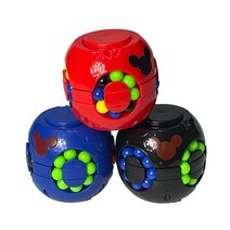 원형 큐브 스피너 방콕 놀이 초등집콕놀이 원형큐브 장난감 어른 집콕놀이 게임 집콕놀이 어른 집콕놀이 집콕 취미 성인 방콕 장난감 방콕 취미 원형 퍼즐 스트레스 해소 장난감, 블랙