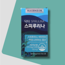 HL사이언스 닥터 스피루리나 6병 분말 캡슐 알약 환