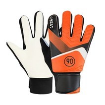골키퍼장갑 축구장갑 골키퍼 장갑 골키퍼 1 쌍 전문 휴대용 조절 장갑 라텍스 pu 가죽 장갑 미끄럼 방지 스포츠 기어 184, 오렌지 사이즈 5