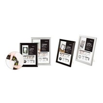 스냅액자 검정 스탠드 3R 89x127mm 4338 아트사인, 없음
