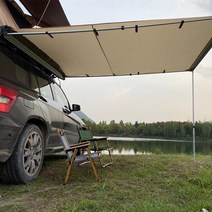 사이드 어닝룸 캠핑 차박 텐트 도킹 레이 카니발 어닝 스타렉스 캐노피 타프 그늘막, 1.6 x 2.5m 스카이 커튼