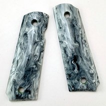 콜트 1911 그립 대리석 아크릴 손잡이 풀 사이즈 액세서리 CNC 소재, 한개옵션0