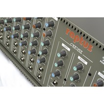 RAPTUS AMPLIFIER 2X300 와트 에코 스테레오 앰프 6 입력 채널 믹서 네이티브 인스트루먼트 파워 프로페셔널, TURKEY|라이트 그레이