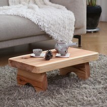 [해찬솔원목이야기] 삼나무통원목600다도상 찻상, 타입:600다도상