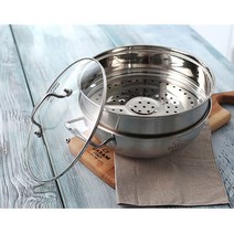 까사니 스테인레스 2단찜냄비 30cm 찜솥 전골냄비, 본상품선택, 본상품선택