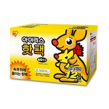 코스트코 아이리스 의류 부착용 붙이는 핫팩 40g x 60