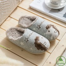 털슬리퍼 털실내화 겨울실내화 사무실슬리퍼 실내용슬리퍼 겨울거실실내화, 270-275, 연회색[기모 통굽]