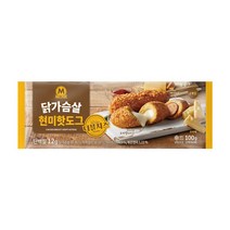 미트리 닭가슴살 현미 핫도그 더블치즈 100g, 1개