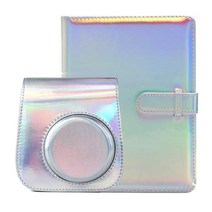 필름 카메라 폴라로이드 사진기 플로라이드 인화 미니 Instax Mini 11 9 8 용 PU 가죽 카메라 케이스 (숄더, 07 Case and Album Kit