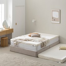 앳센셜 오가닉 토퍼 매트리스 7CM- SS, 없음