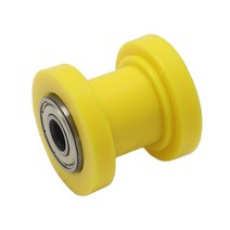 스프라켓 8/10mm 드라이브 체인 롤러 풀리 휠 슬라이더 텐셔너 가이드 Enduro 바이크 오토바이 모토 크로스 핏 먼지 자전거 ATV CRF CR XR, [12] yellow 10mm