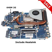 NOKOTION LA 7912P 노트북 마더 보드 Acer aspire V3 571 571G E1 NBRZP11001 GT640M 그래픽 2G 방열판 포함, GT620M 1G
