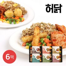[신제품출시]허닭 잡곡밥 도시락 6종 250g 6팩, 상세설명 참조, 02_씨앗귀리 잡곡밥도시락 6팩