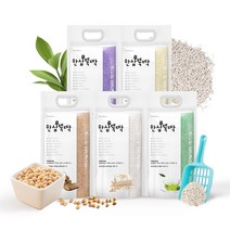 한삽뚝딱 가는입자 고양이 두부 모래 4.9kg 7L, 오리지널