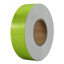 클린큐 고휘도 반사테이프 PVC 안전스티커 형광 야광 50mmX50M, 1개