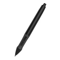 태블릿 패드 타블렛 호환 드로잉 HUION 그래픽 태블릿용 펜 디지털 터치 스크린 스타일러스 배터리 블랙 -- P68140383, Black