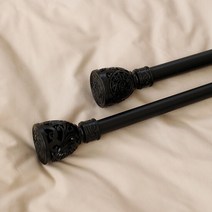 [아망떼] 쉬크 블랙 커튼봉 BLACK 360cm