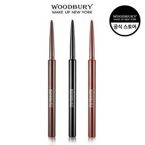 [우드버리] 크리미 젤 슈퍼 슬림 아이라이너 X 2개, 상세 설명 참조, 샴푸 선택:01_Black 1+1