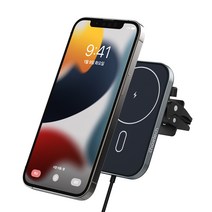 초텍 magcling 차량용 마그네틱 무선충전기 CL_T200-F, 블랙 T200-F, 혼합색상