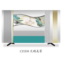 TV 커버 모니터 덮개 자연 풍경, 01. CD208 백조의 절경