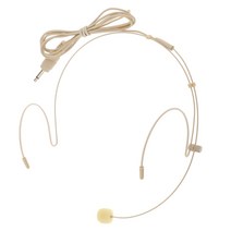 직업적인 헤드셋/헤드원 마이크 3Pin 3.5mm 피부색, 베이지, 플라스틱