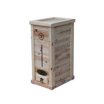 [예작퍼니처] 편백나무 쌀통 쌀독 쌀보관함 뒤주 40kg 쌀단지 GU006, 색상:내츄럴