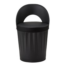 [파란들]드럼체어 스툴의자 등받이형 2세트, 등받이형_블랙_2SET