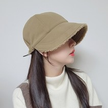 느와드코코 스트링 양면 볼캡 겨울 뽀글이 넓은챙 모자