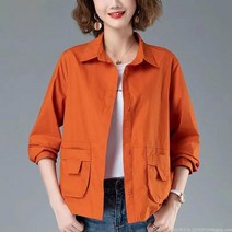 라오농 가벼운 자외선 차단 셔츠형 하프코트 여 패션 캐주얼 카디건 선재킷 +d2605LL