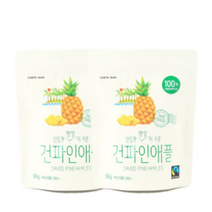 어스맨 인도양 무설탕 건파인애플, 60g, 12개