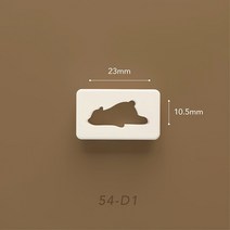 도자기공예 만들기 도구 물레 DIY새로운 동물 폴리머 클레이 커터 부활절 토끼 곰 비둘기 고양이 0.5mm 파, 08 Bear A
