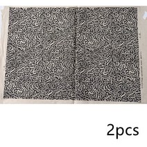 프라모델공구기타 도자기 아트 전송 종이 유약 언더글레이즈 검은 꽃 고온 세라믹 데칼 DIY 폴리머 클레이, 11 11-2pcs