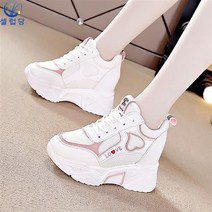 셀럽당 여자 신발 캐주얼 스니커즈 여성화 통굽 키높이 화이트 슈즈