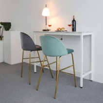 지엠퍼니처 모레인 X 높은 아일랜드 식탁 사이드 홈바 테이블 & 의자, 13. (의자) 벨로 바체어 (뉴핑크)